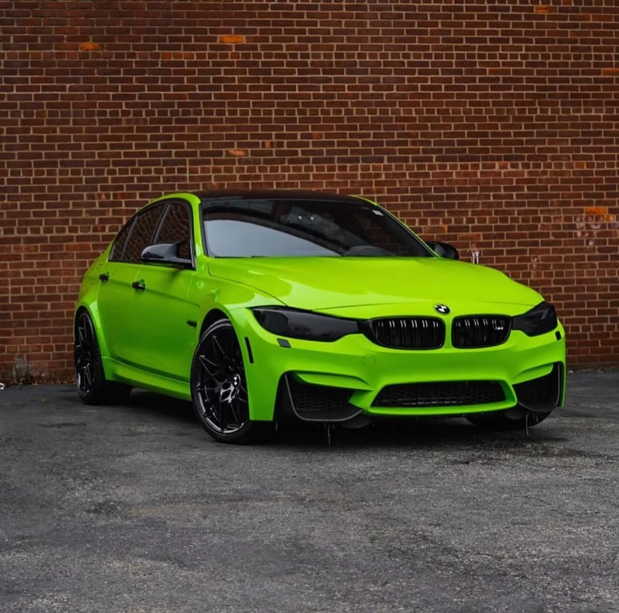 Lime Green BMW Wrap